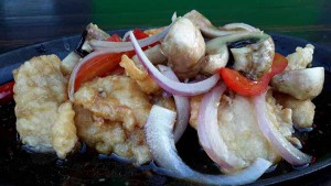 Red Elepant fish steak